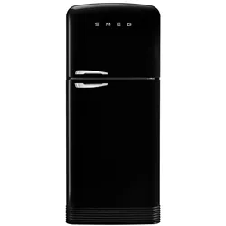 smeg Kühl-Gefrierkombination FAB50RBL5 Metall Schwarz