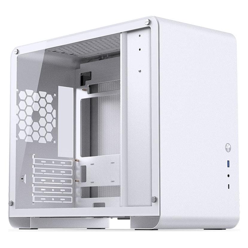 Jonsbo U4 Mini Micro-ATX-Gehäuse, Tempered Glass (mATX, Mini-ITX) (U4 MINI WHITE)