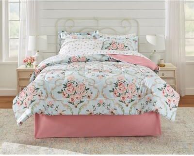 Wentworth Bed-in-a-Bag Comforter Set by BrylaneHome in Floral Multi (Size FULL)