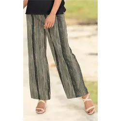 Modal-Hose in Druck khaki in Größe 50 von DW-Shop, Khaki, 50