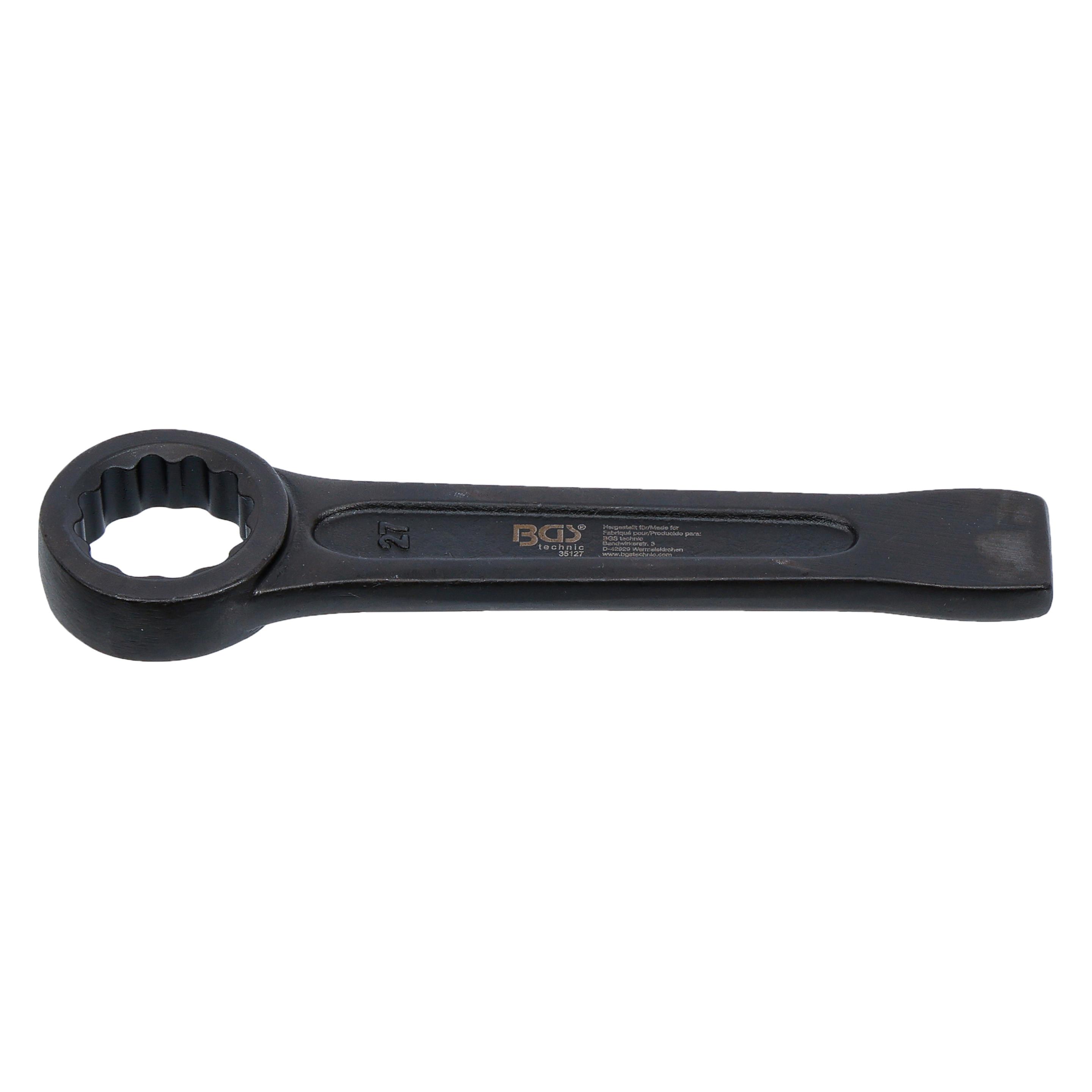 BGS Schlag-Ringschlüssel SW 27 mm (27 mm) (35127)