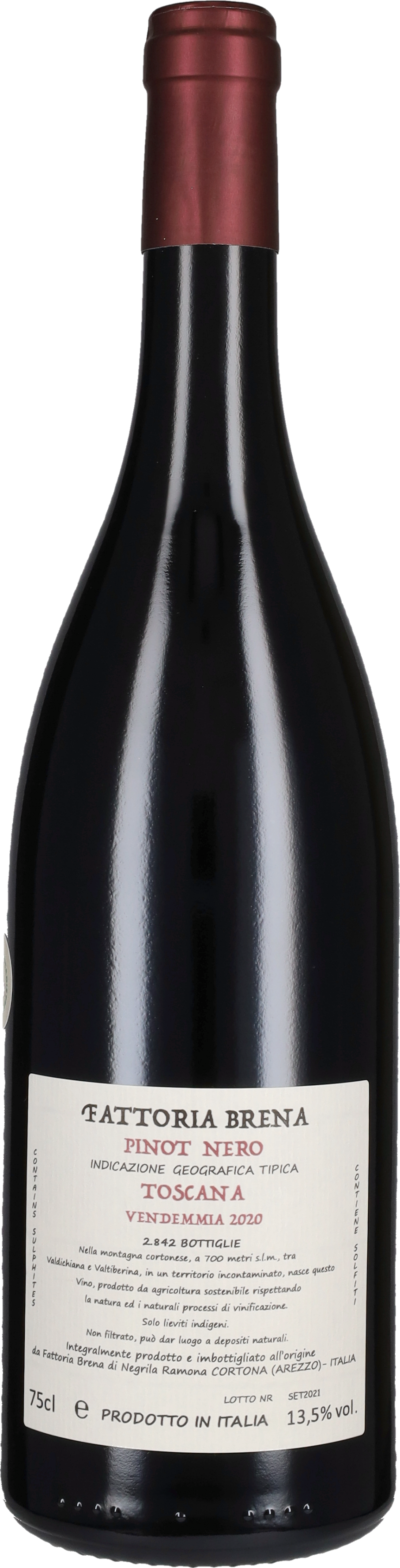 Pinot Nero 'Sopra' Fattoria Brena 2020