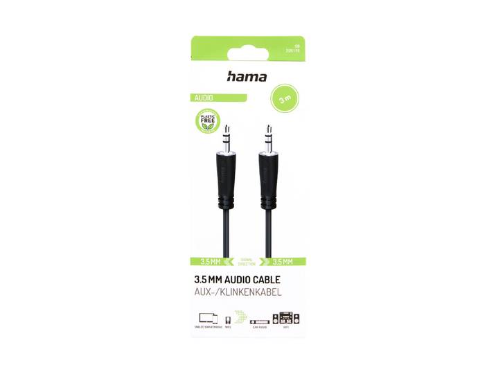 Audiokabel 00205115 3 m Schwarz
