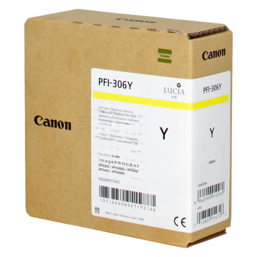 Canon Tinte Large Format yellow Orig.Nr. PFI-306Y (Y) (PFI306Y)