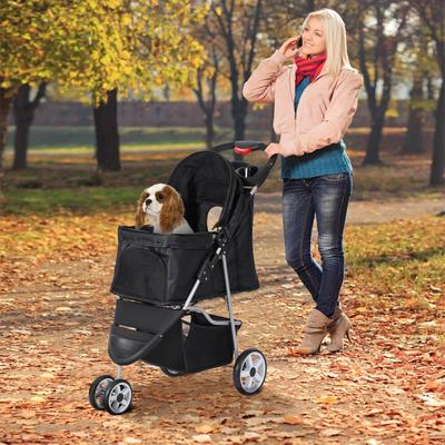 All Categories Goods Premium Foldable 3 Wheel Pet Stroller For Cats And Dogs With Cup Holder And Storage Premium Foldable 3 Wheel Pet Stroller For Cats And Dogs With Cup Holder And Storage
