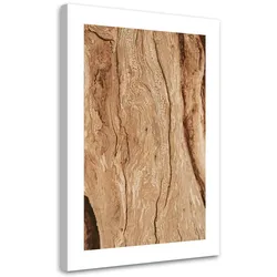 WANDBILD baum ohne rinde