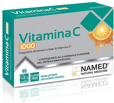 Named Vitamina C 1000 Integratore per il Sistema Immunitario 40 compresse