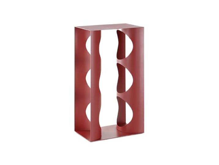 Weinregal, Weinregal aus Edelstahl 304, keine Montage erforderlich(Red)
