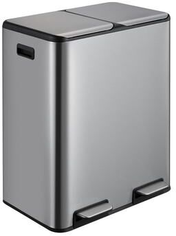 Garvee 16 Gallon Rectangular Recycling Kitchen Step Trash Can