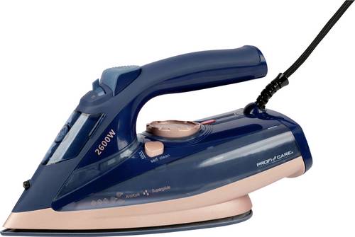 Profi-Care PC-DB 3126 Dampfbügeleisen Blau, Roségold 2600W