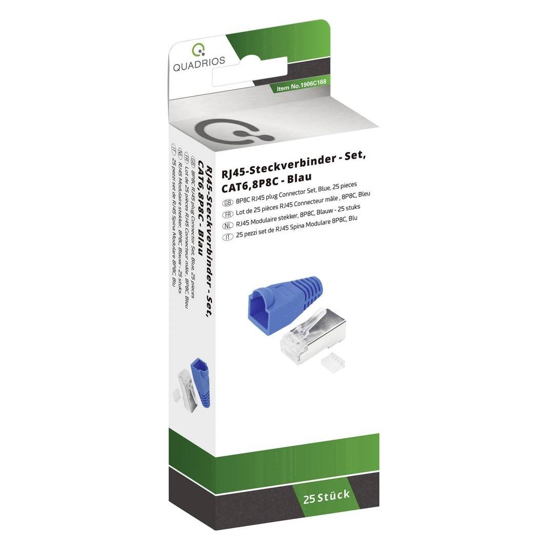 Quadrios RJ 45 Steckverbinder Set 6 (1906C168)