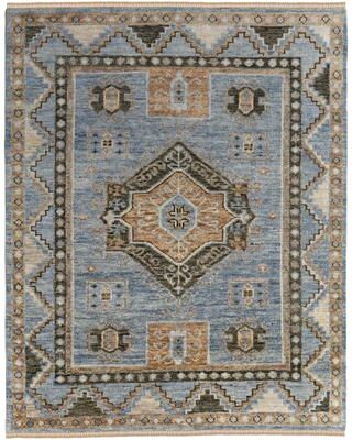 Grand Bazaar Foxboro Hand Knotted Medallion Traditional Area Rug