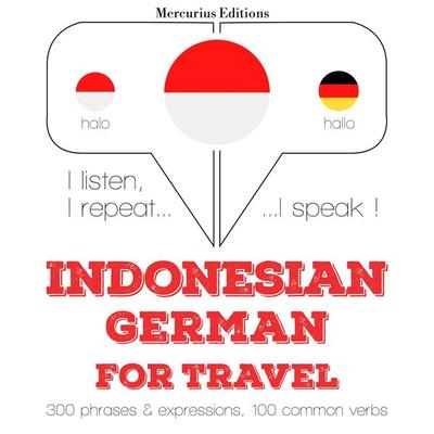 Travel words and phrases in German - JM Gardner, Audio, 9782821146594