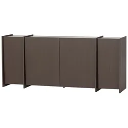 Sideboard Brock - Aschenfurnier Mittelbraun, 200 cm