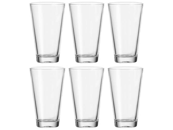 Leonardo Ciao Trink-Gläser, 6er Set, spülmaschinengeeignete Wasser-Becher aus Glas, Saft-Gläser, Getränke-Set, 300 ml, 012674