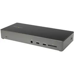StarTech Triple 4K (USB-C, 12 Ports), Dockingstation + USB Hub, Grau