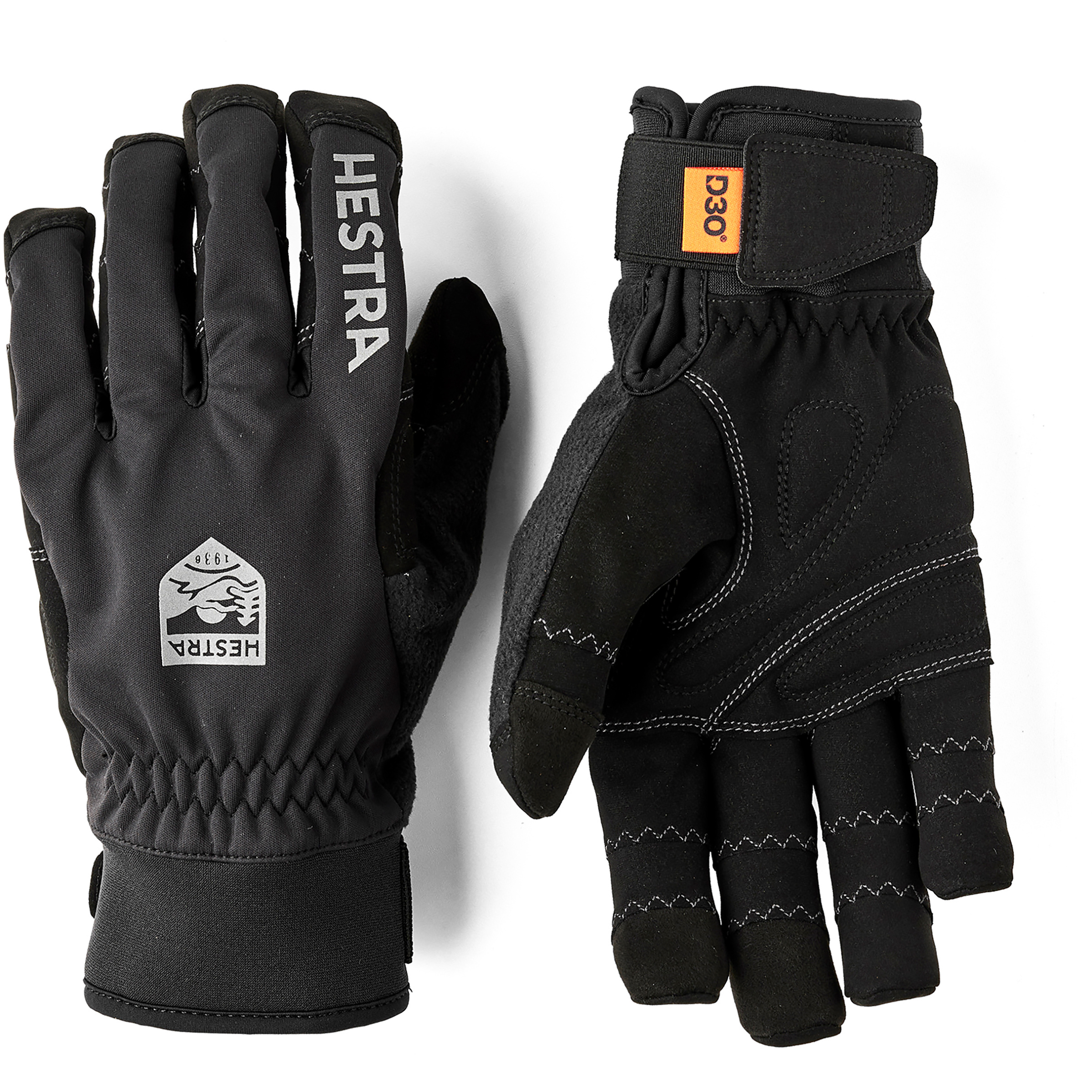 Hestra Ergo Grip Bike D3o Fingerhandschuhe schwarz Größe 7 Gravel | Mountainbike | Rennrad Winddicht