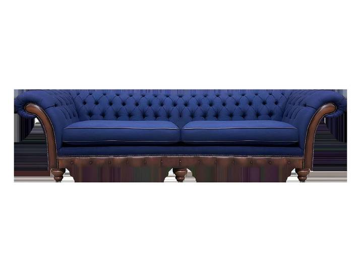 Xlmoebel Chesterfield-Sofa Dunkelblaue Polstercouch im Chesterfield-Stil, Sofa, Hergestellt in Europa