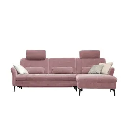 Kollektion Kraft Ecksofa Cord DANTE ¦ rosa/pink