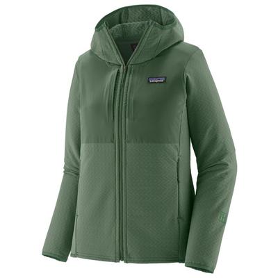 Patagonia - Women's R2 Crossstrata Hoody - Softshelljacke Gr S oliv