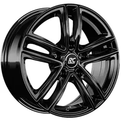 RC Design Rc27 Black Gloss 7x18 ET 54 5X112 Alufelge Schwarz