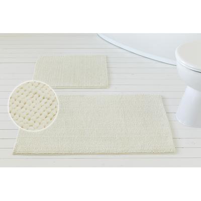 Badematte OTTO HOME "Kaelan, weicher Chenille", beige, H:14mm, Polyester, Badematten, Badematte, Badvorleger, Badteppich weiches Chenille, pastellfarben, Badezimmer