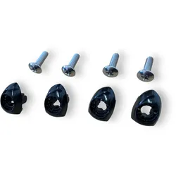 CORE UNION PRO M6 20mm Bindungsschrauben + Unterlegscheiben 4er Set black