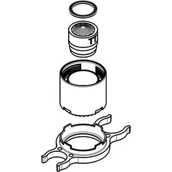 Hansgrohe Strahlformer laminar 5 l/min 93743000