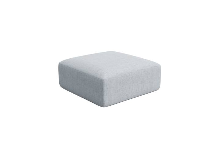 Design Sitzpouf „Campi“ Strukturstoff Hellgrau chosen by Bloomingloft