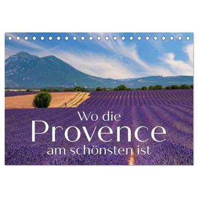Wo die Provence am schönsten ist (Tischkalender 2027 DIN A5 quer), CALVENDO Monatskalender