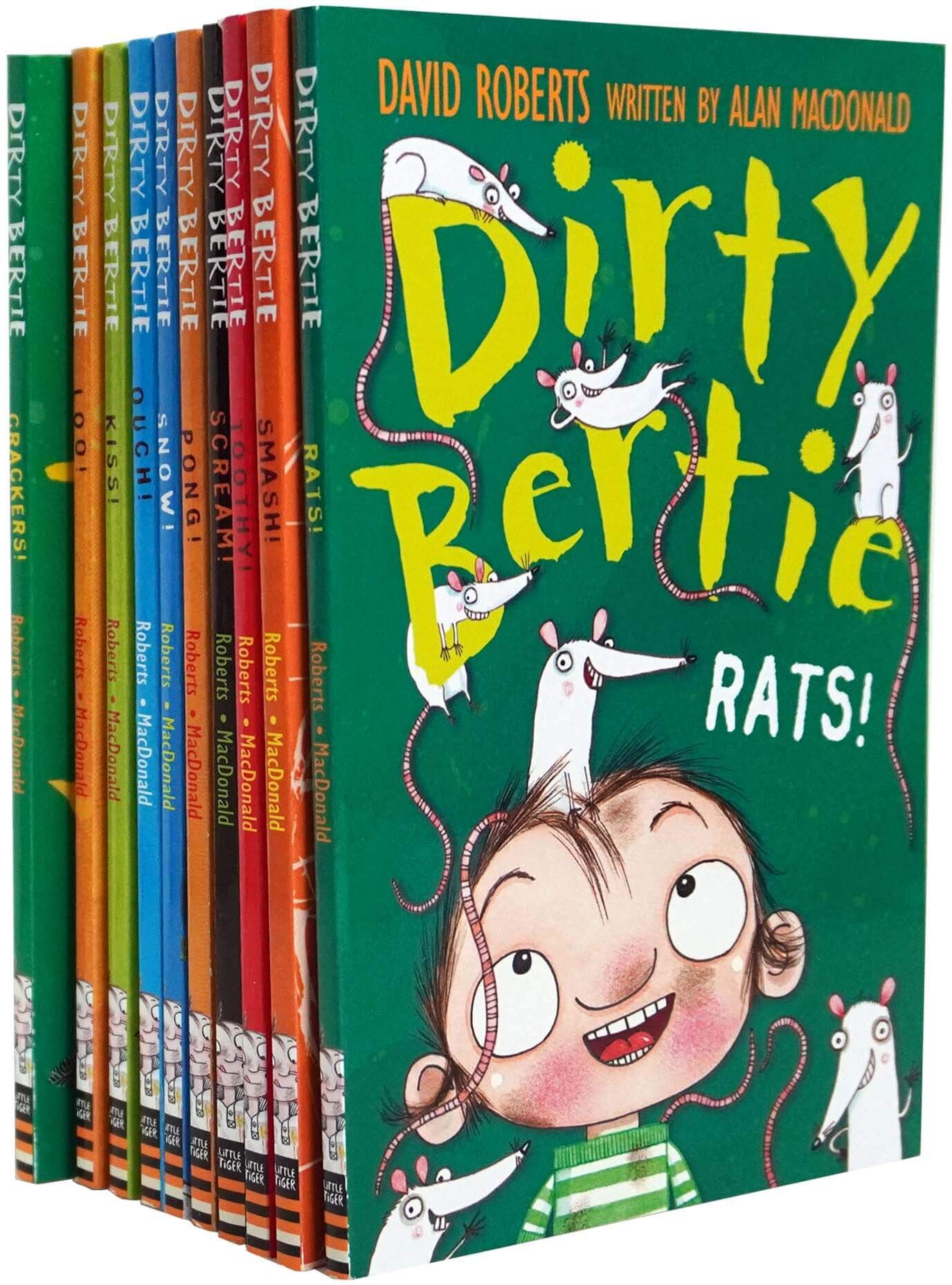 Dirty Bertie Series 2 Collection 10 Books Set (Book 11-20) by Alan MacDonald - Ages 5+ - Paperback Penguin Random House