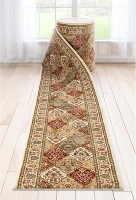 Well Woven Custom Size Runner Barclay Pyla Persian Trellis Transitional Stair Rug