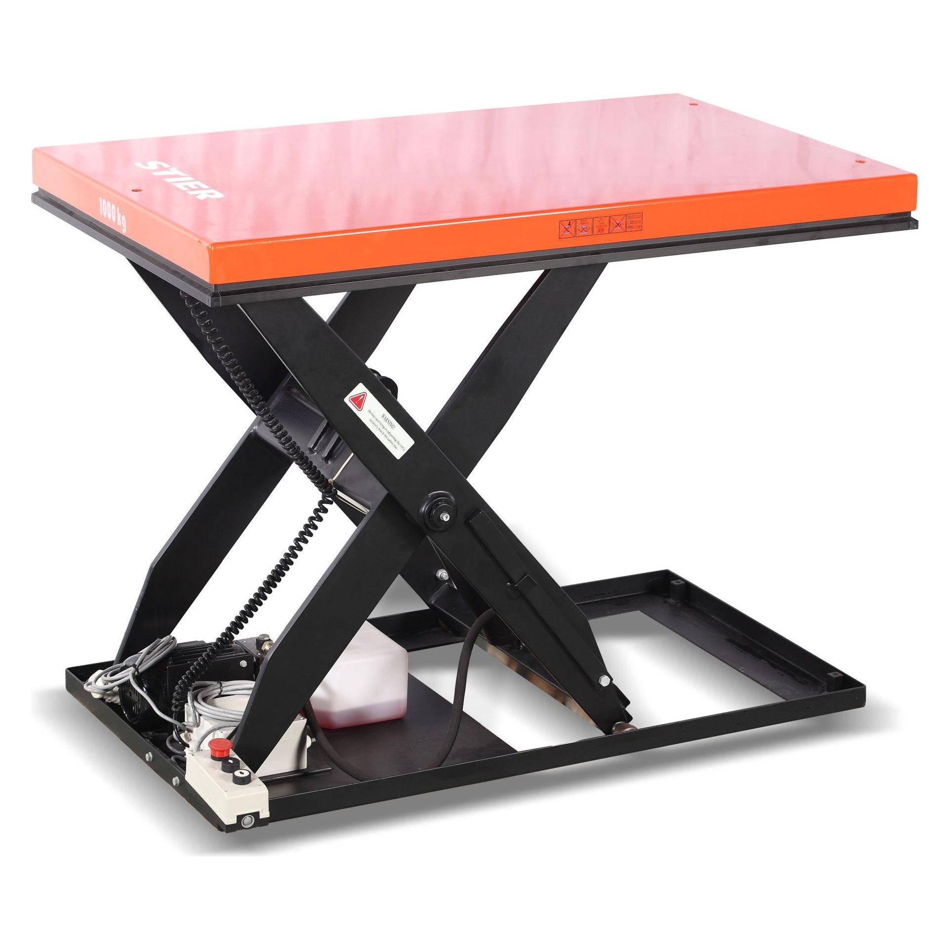 Stier Scheren-Hubtisch Tragkraft 1000kg Plattform 1300x800mm (51171684)