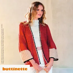 Strickanleitung – Quergestrickte Jacke aus Woll Butt Primo Kaschmirina