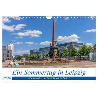 Ein Sommertag in Leipzig (Wandkalender 2026 DIN A4 quer), CALVENDO Monatskalender