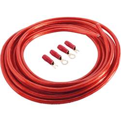 Sinuslive Car HiFi Stromkabel-Set 16 mm² vergoldet BK-16P