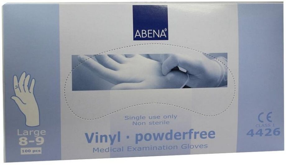 Vinyl Handschuhe puderfrei large