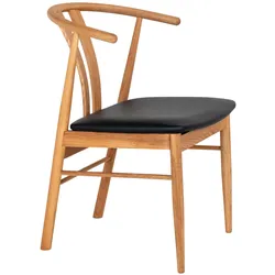 Ebuy24, Stühle, Andre Esszimmerstuhl natur,schwarz.