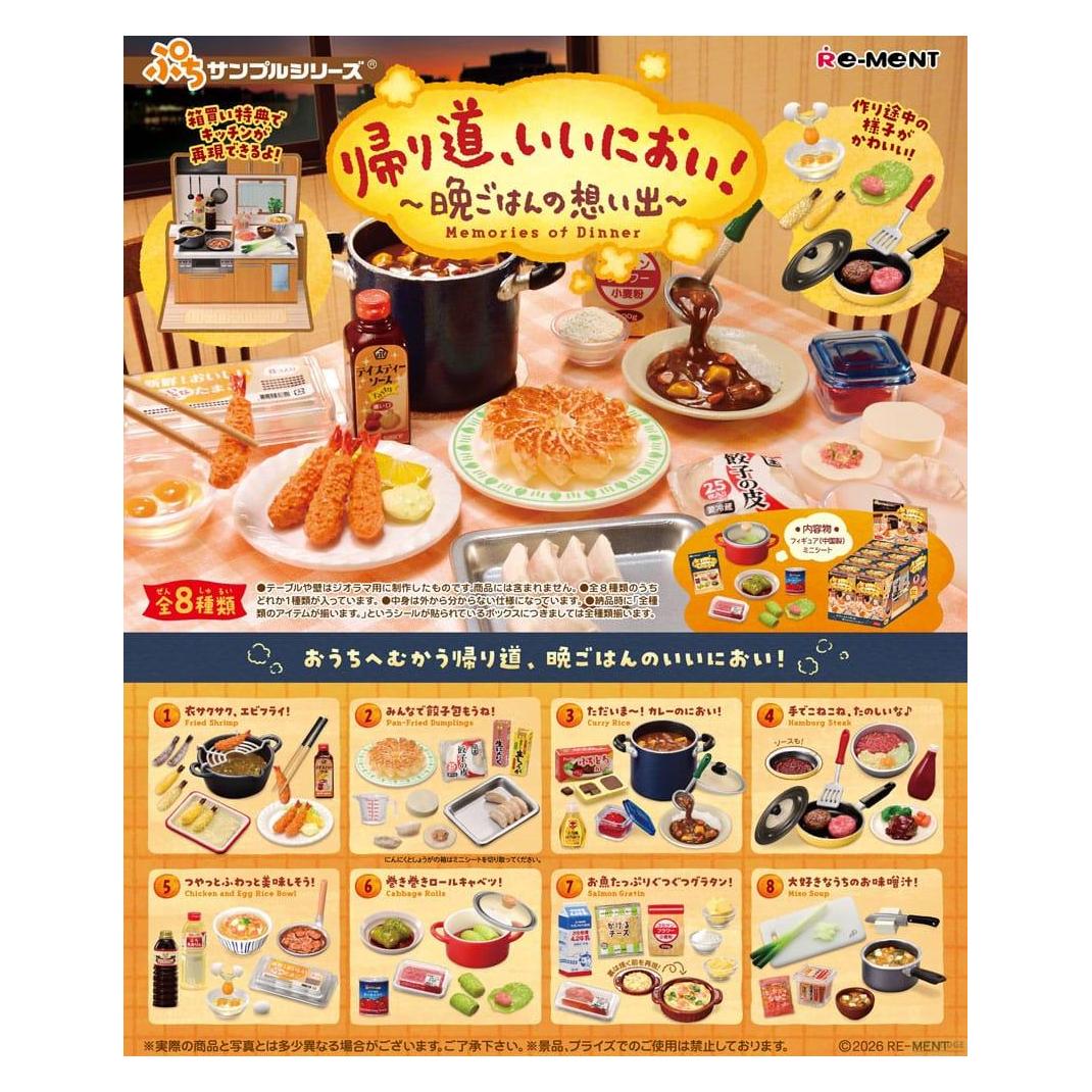Re-Ment Memories of Dinner Minifiguren Display (8) (RMNT700243)