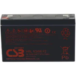 CSB Battery BleiAkku HRL 634W (5700 mAh, 6 V)