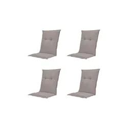 Auflage niedrig 4er-Set  Basic ¦ braun ¦ Maße (cm): B: 50 H: 6