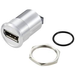 TRU COMPONENTS TC-11980476 Display Port 1,2 Panel-Adapter Buchse DisplayPort Buchse - DisplayPort Buchse Silber Inhalt: 1 St.