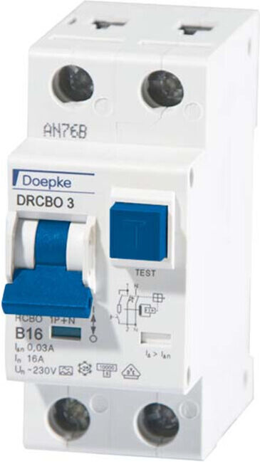 Doepke FI/LS-combinaison DRCBO3 B16/0,03/1N-A (09932104)