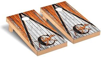 Skip's Garage Campbell Fighting Camels Triangle Cornhole Board Set