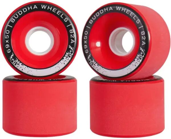 Longboard Rollen Buddha Sohei 4 Stk. (69mm - Rot)