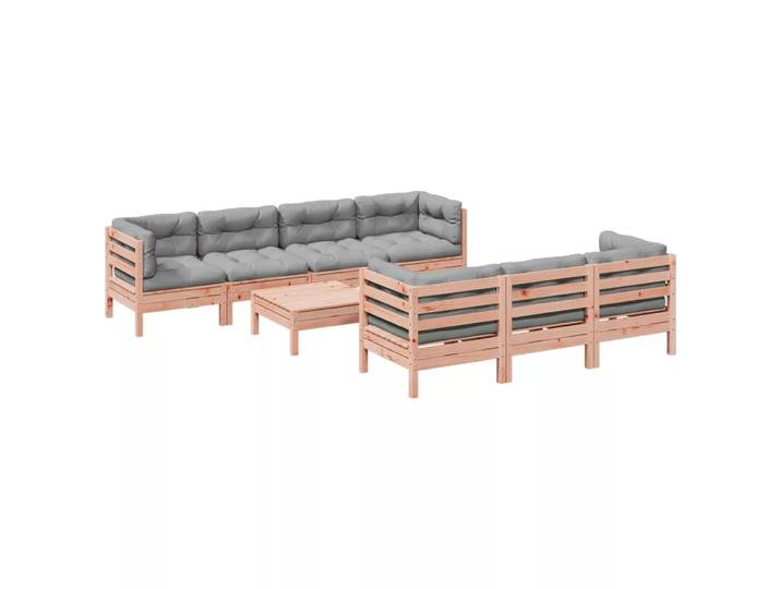 VidaXL - Garten sofagarnitur douglas wood, One Size, Braun
