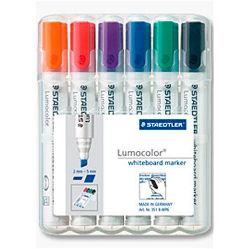 STAEDTLER Lumocolor Whiteboard-Marker 351B, 6er Etui