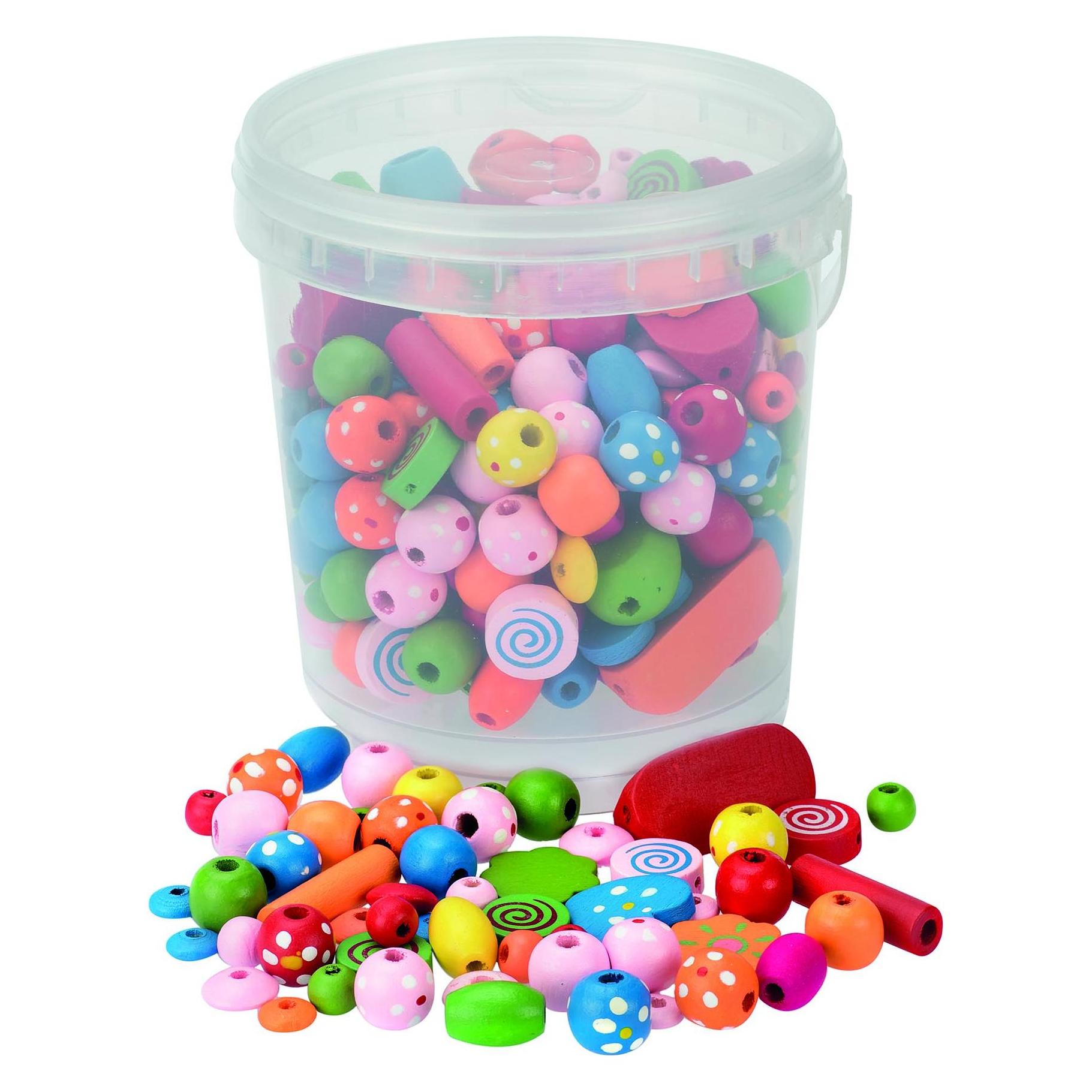 Glorex Holzperlen Mix, 180 g (61618200)