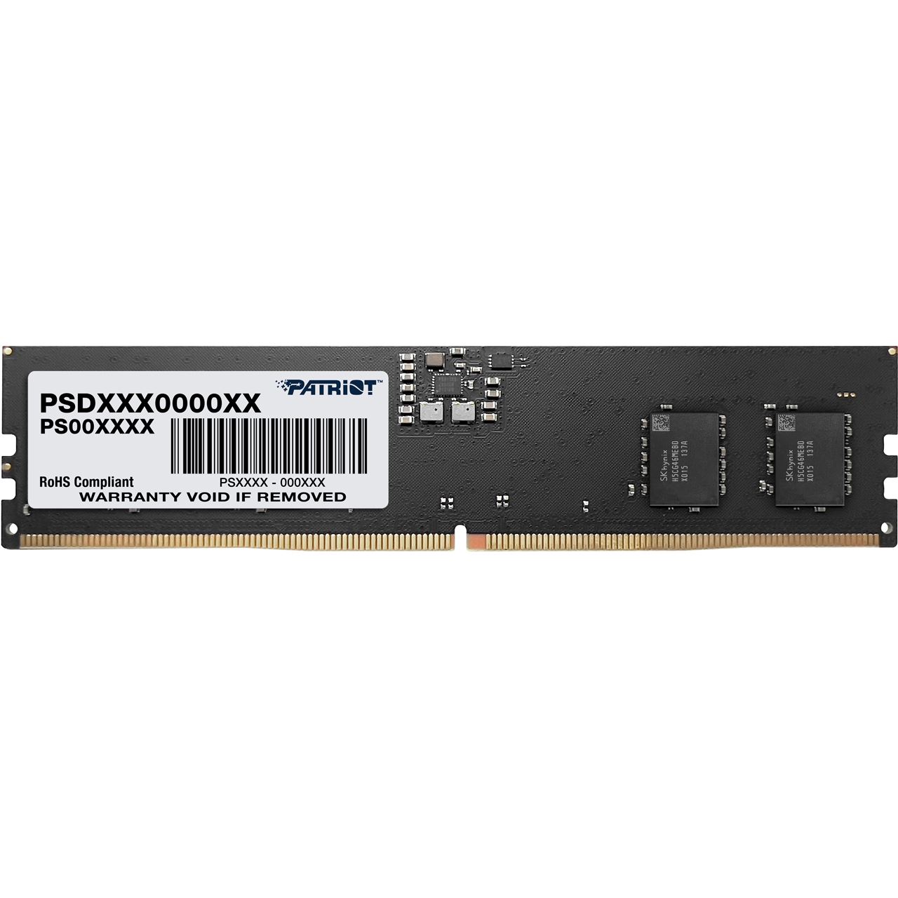 8GB Patriot DDR5-4800 DIMM CL40 Single
