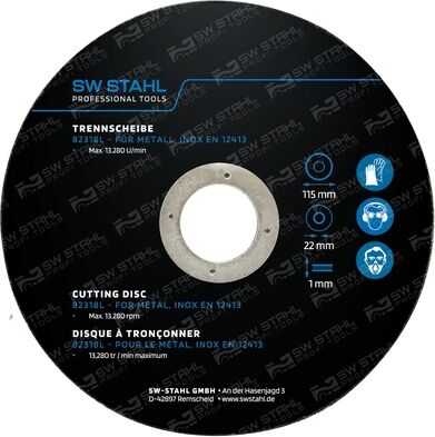 Swstahl Trennscheibe, Winkelschleifer 82318l